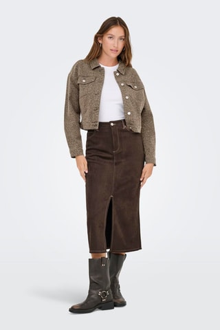 Veste en jean - Marron