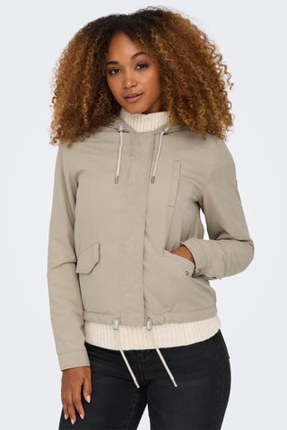 Veste à capuche - Beige