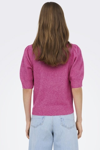 Top - Rose chiné