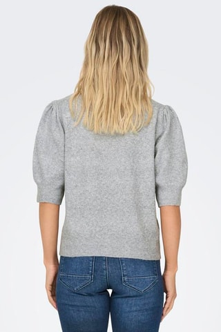Top - Gris clair chiné