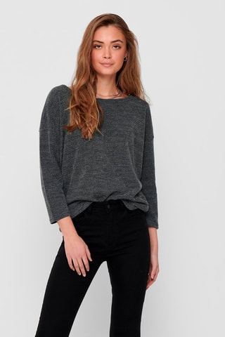 Top - Gris foncé chiné