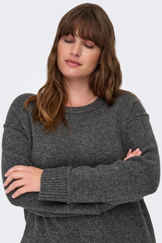 Robe pull - Gris chiné