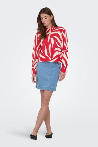 Chemisier regular - Rouge
