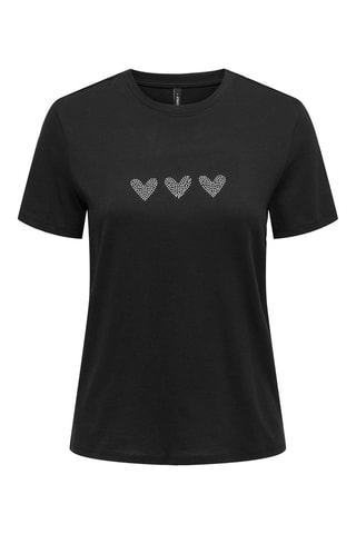 T-shirt en coton biologique - Noir