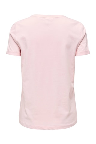 T-shirt regular en coton biologique - Rose