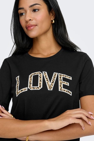T-shirt en coton biologique - Noir