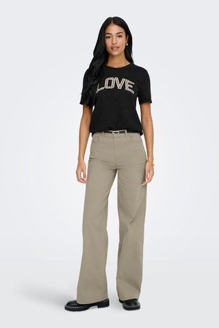 T-shirt en coton biologique - Noir
