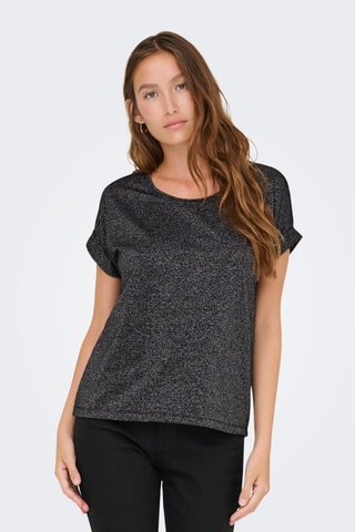 T-shirt - Noir chiné