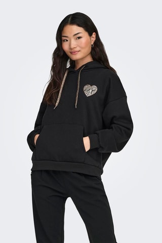 Sweat à capuche - Noir