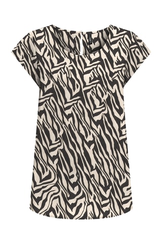 Blouse - Noir et écru