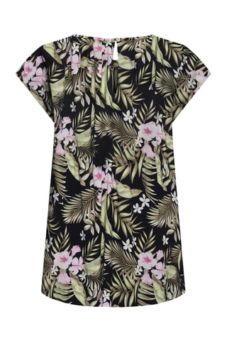 Blouse - Noir et vert