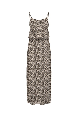 Robe longue - Beige et écru