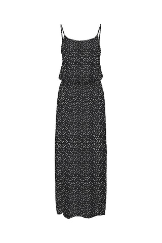 Robe longue - Noir et écru
