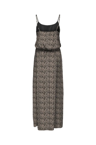 Robe longue - Noir et écru
