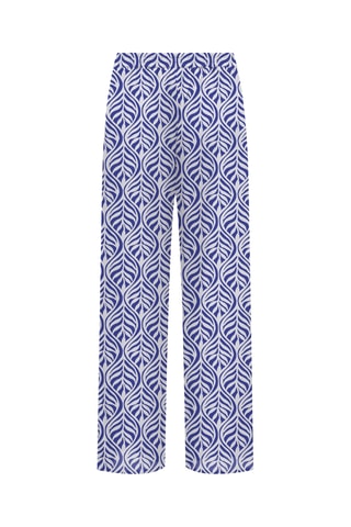 Pantalon regular - Bleu électrique
