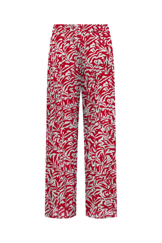 Pantalon regular - Rouge