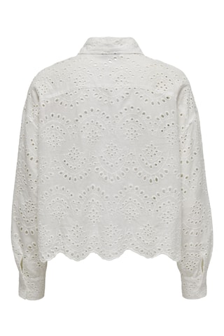 Chemisier loose en broderie anglaise - Blac