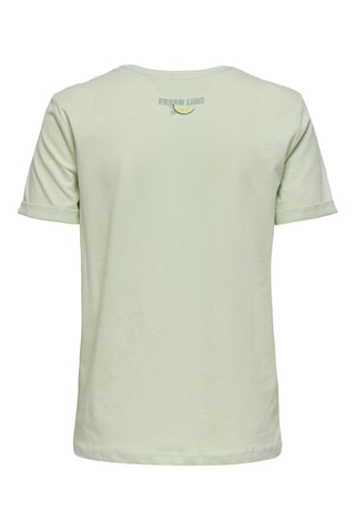 T-shirt regular en coton biologique - Vert d’eau
