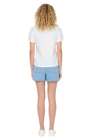 T-shirt regular en coton biologique - Blanc