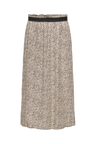 Jupe longue taille haute - Marron clair