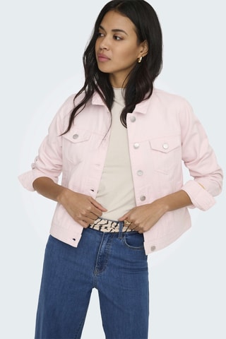 Veste en jean - Mauve