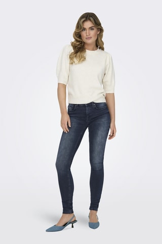 Jean skinny en coton biologique - Noir