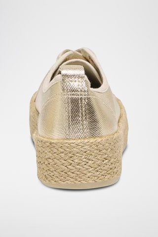 Baskets plateformes - Doré