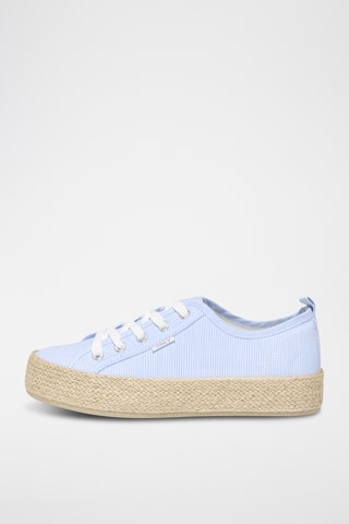 Baskets plateformes - Bleu clair