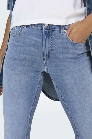 Jean flare en coton biologique - Bleu clair