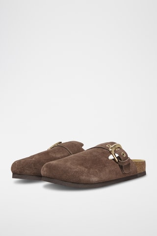Sabots en cuir - Marron