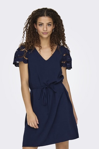 Robe droite - Bleu foncé