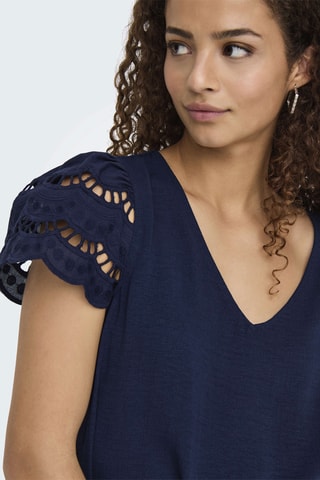 Robe droite - Bleu foncé