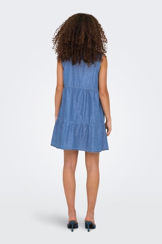 Robe chemise en jean - Bleu foncé