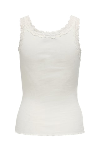 Top en coton biologique - Blanc