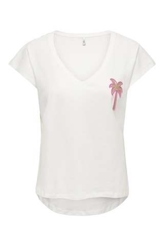 T-shirt regular en coton biologique - Blanc