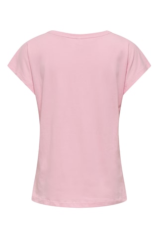 T-shirt regular en coton biologique - Rose