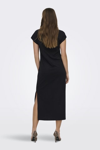 Robe droite en coton biologique - Noir