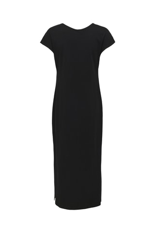 Robe droite en coton biologique - Noir