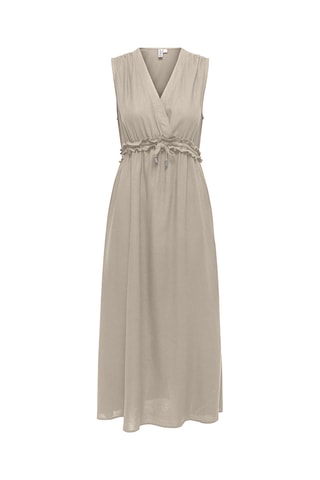 Robe longue en lin - Gris clair