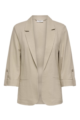 Veste en lin - Gris clair