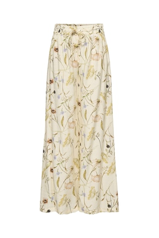 Pantalon wide legs - Ecru