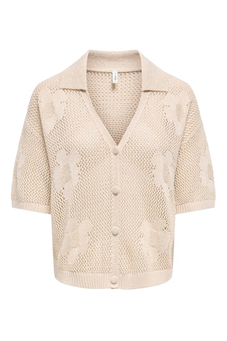 Gilet pailleté - Ecru
