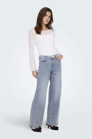Jean wide legs - Bleu-gris