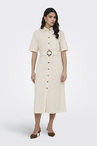 Robe chemise - Gris clair