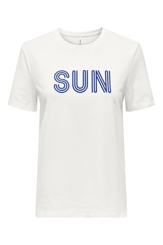 T-shirt regular en coton biologique - Blanc