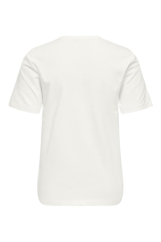 T-shirt regular en coton biologique - Blanc