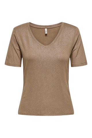 T-shirt regular - Marron