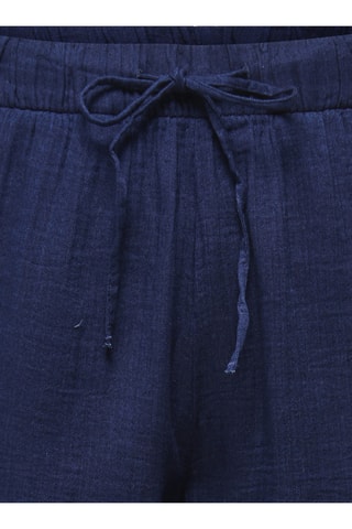 Pantalon straight taille haute - Bleu foncé