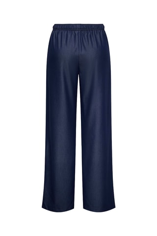 Pantalon wide legs - Bleu foncé