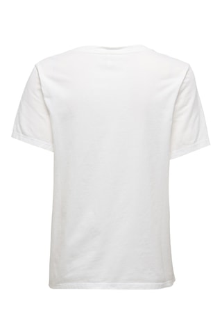 T-shirt regular en coton biologique - Blanc